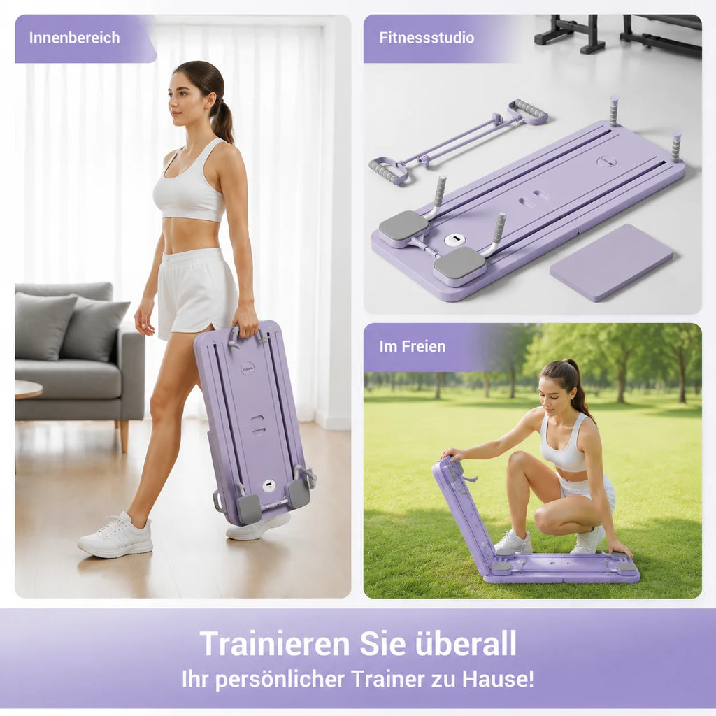 Multifunctional Pilates Board with Count Timer