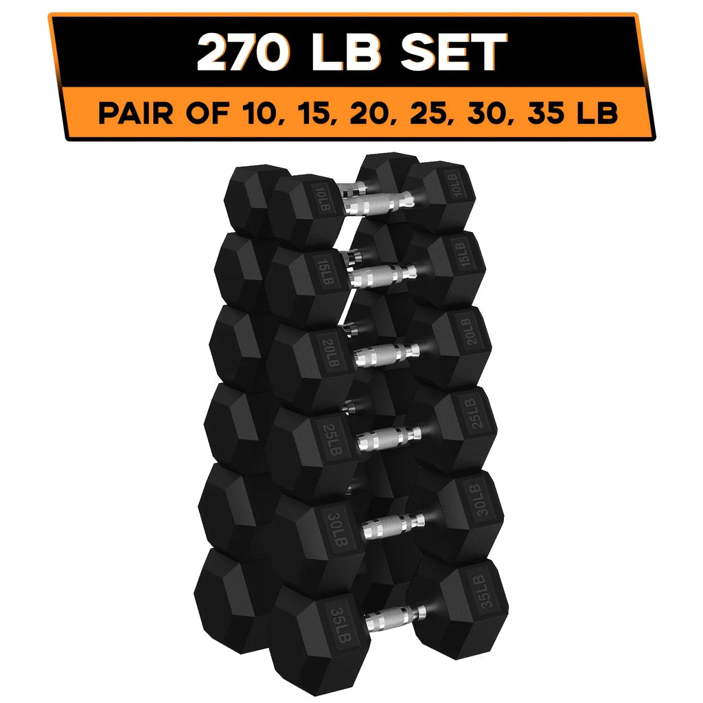 40-355LB HEX Dumbbell Set