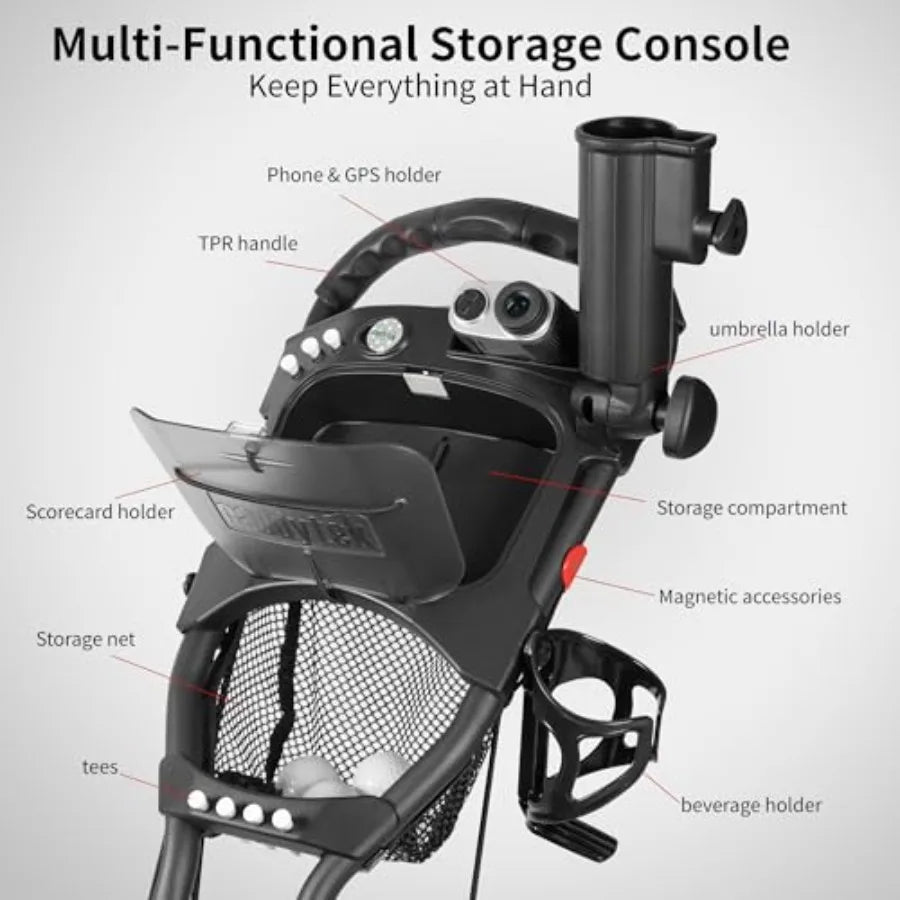 ONE-Swivel V8 Golf Push Cart