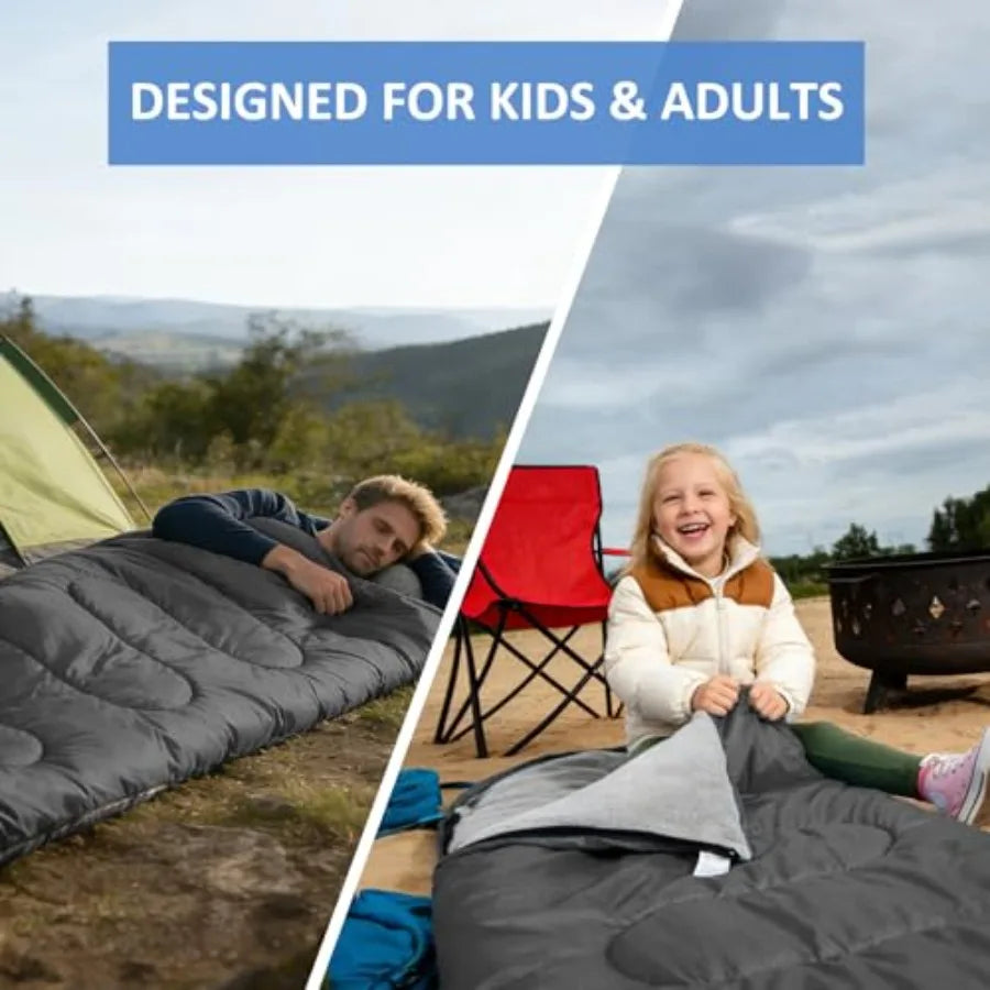 Camping Sleeping Bag Warm and Cool Weather