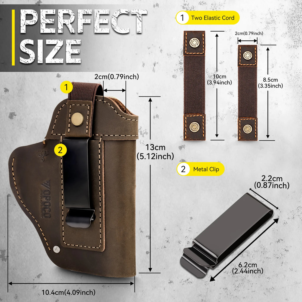 Genuine Crazy Horse Leather 1911 Holster