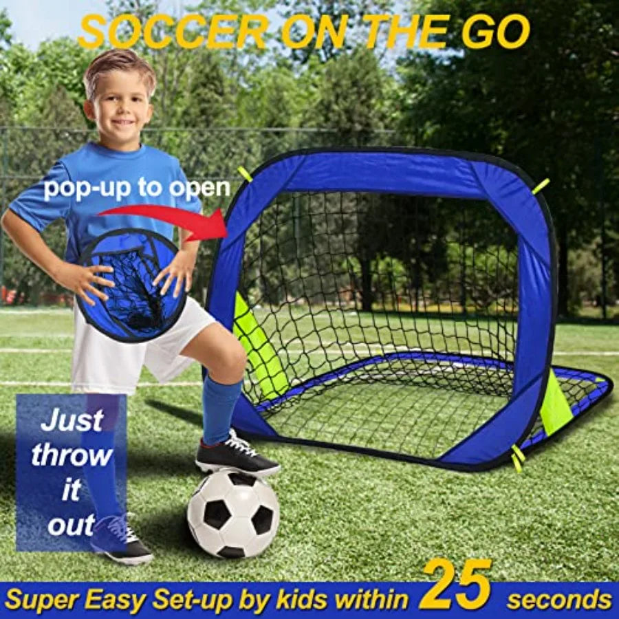 Pop Up Soccer Goals Nets for Backyard