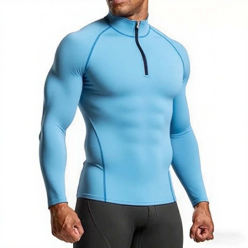 Fitness Shirts Slim Long sleeve Gym T-shirt