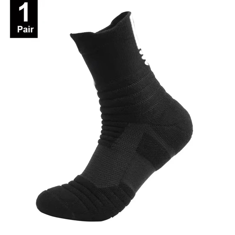 1/3 Pairs Anti-slip Football Basketball  Socks