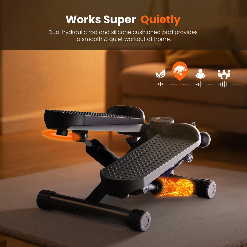 Mini Stepper with Resistance Bands