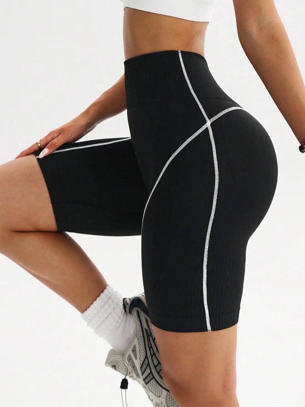 1pc Women's Seamless Sexy Leopard, Cycling  Shorts