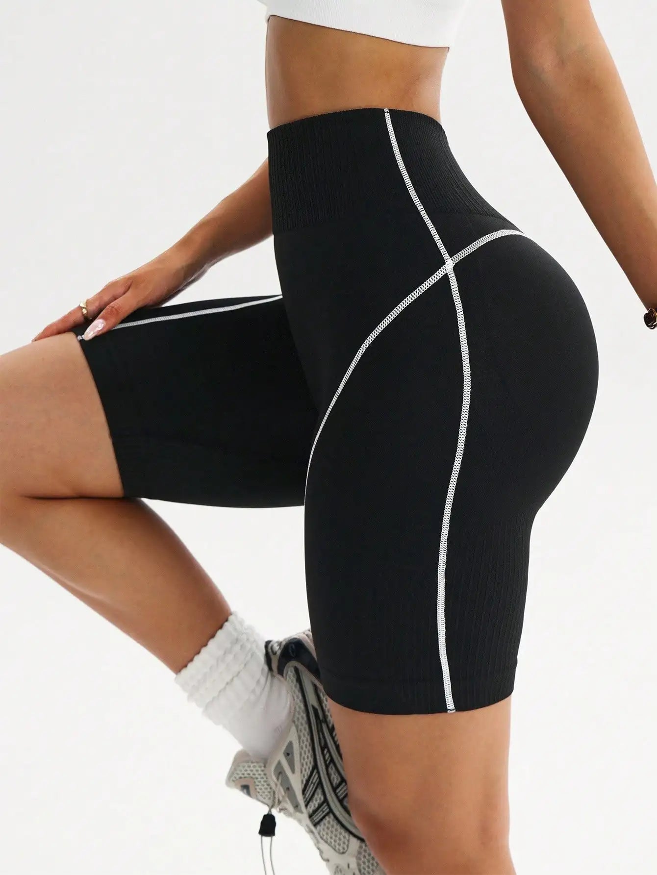 1pc Women's Seamless Sexy Leopard, Cycling  Shorts