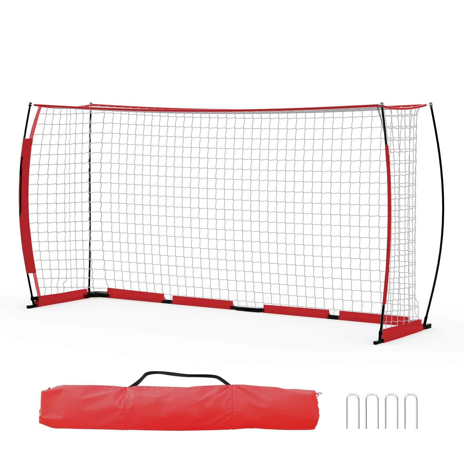 12x6ft Portable Soccer Goal Heavy Duty Metal