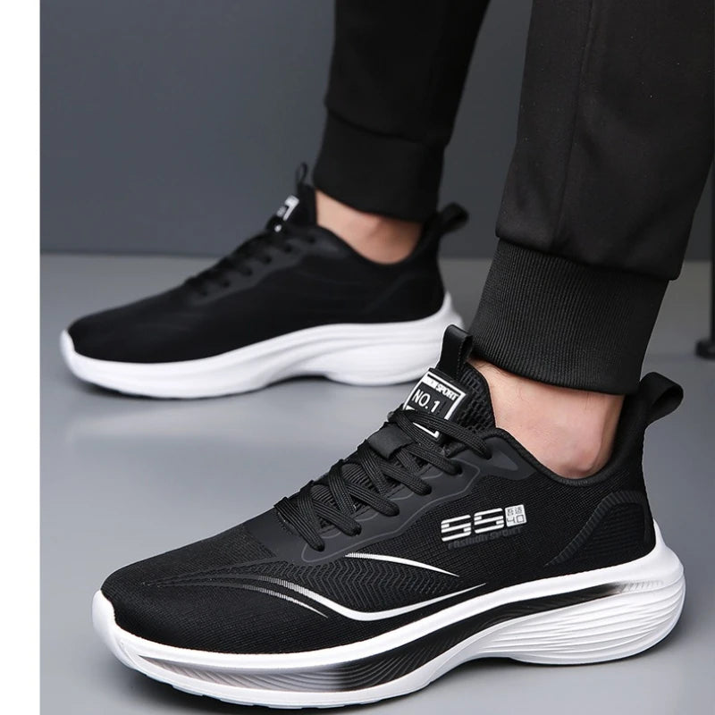 Trendy Men Shoes Soft Sole Running Sneakers