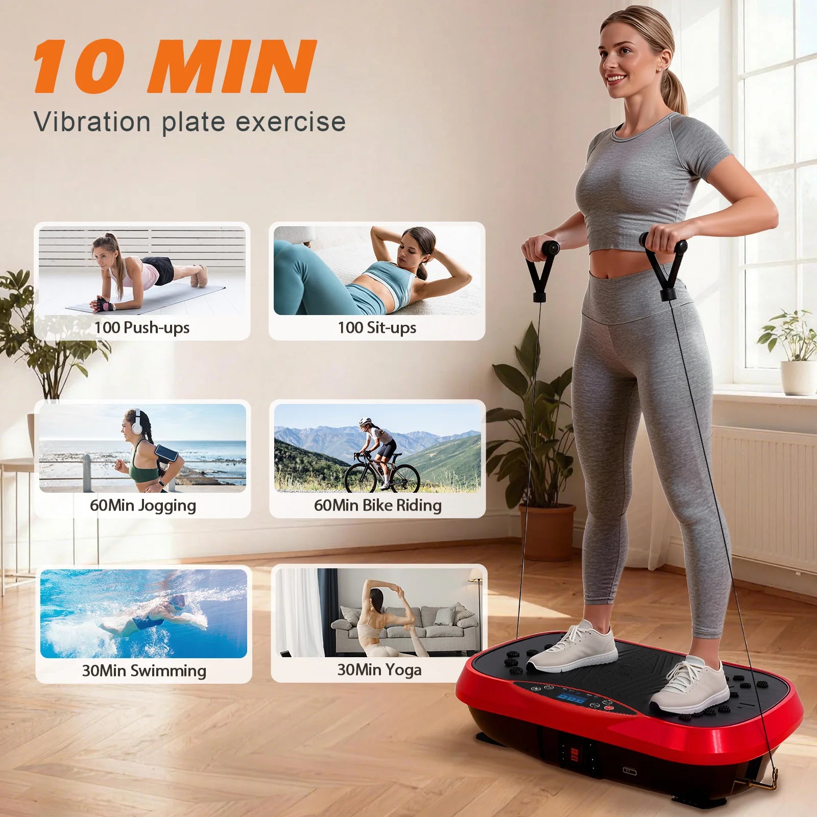 Portable Vibration Plate Exercise Machine