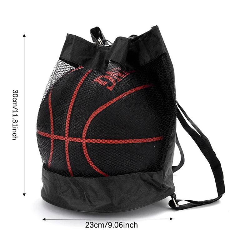 Elastic Waterproof Basketball Shoulder Net Bag