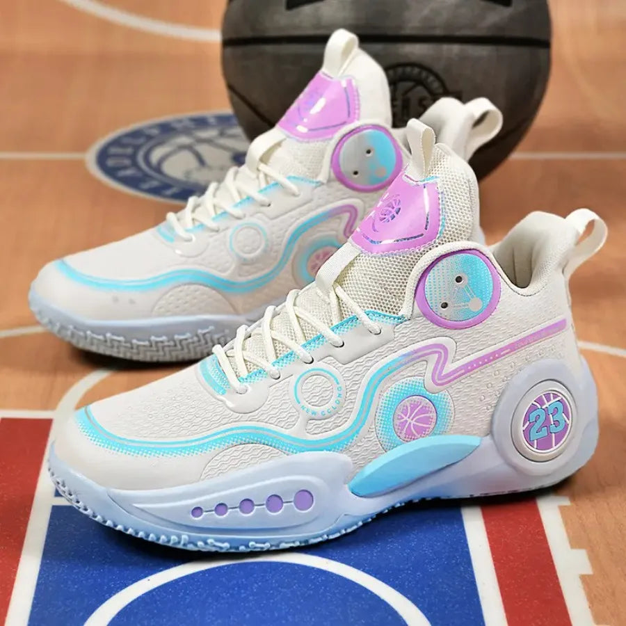 New High-Top Basketball Shoes for Men