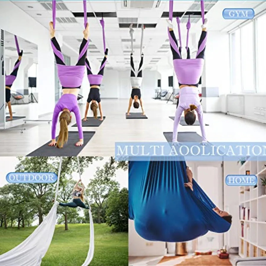 5.5 Yards Aerial Silks Yoga Swing Set