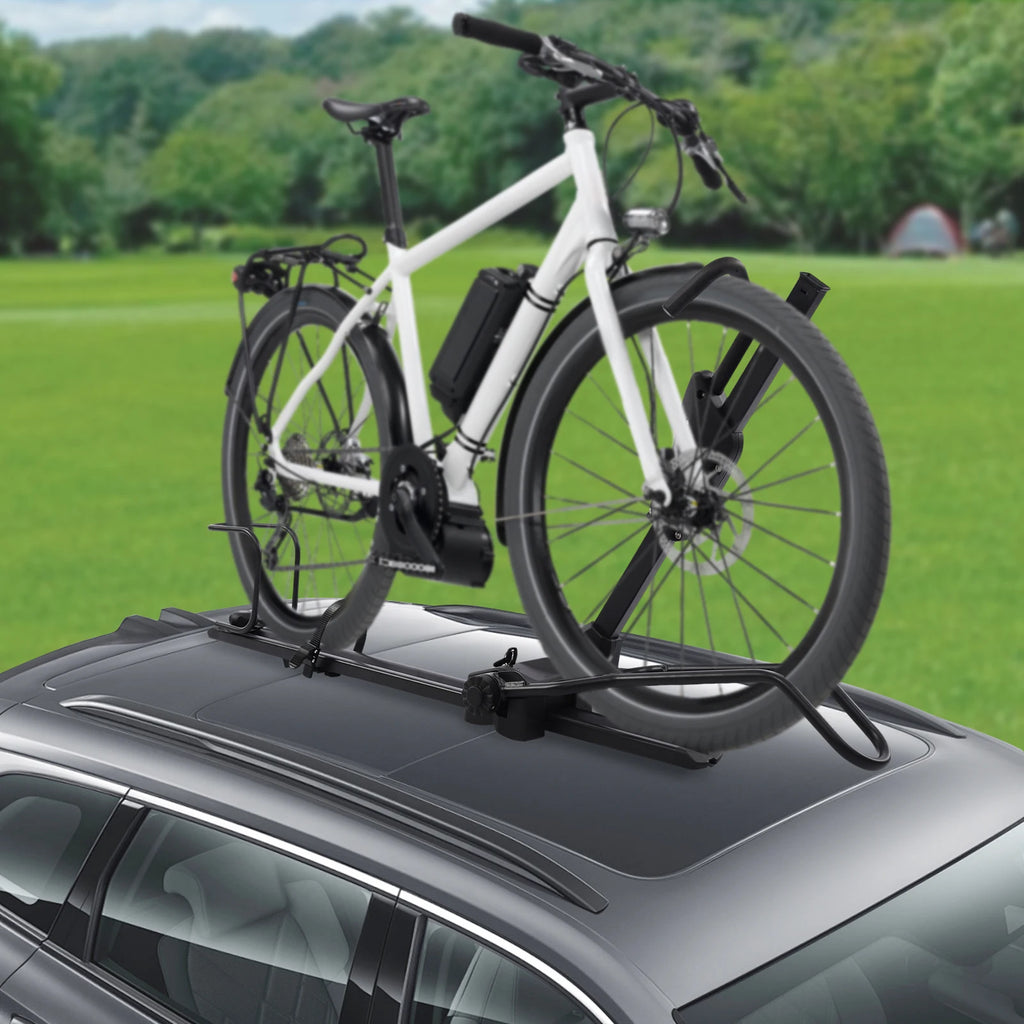 Foldable Upright Roof Mount Bicycle Rack