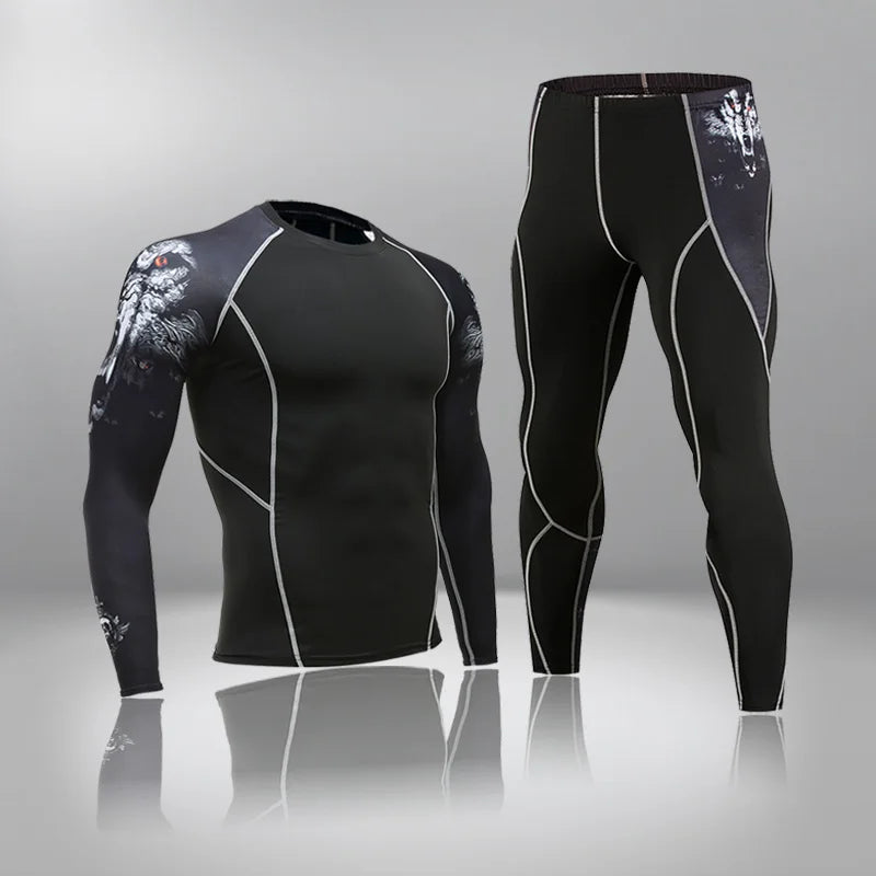 Thermo Underwear Men Clothing Long Johns Sets