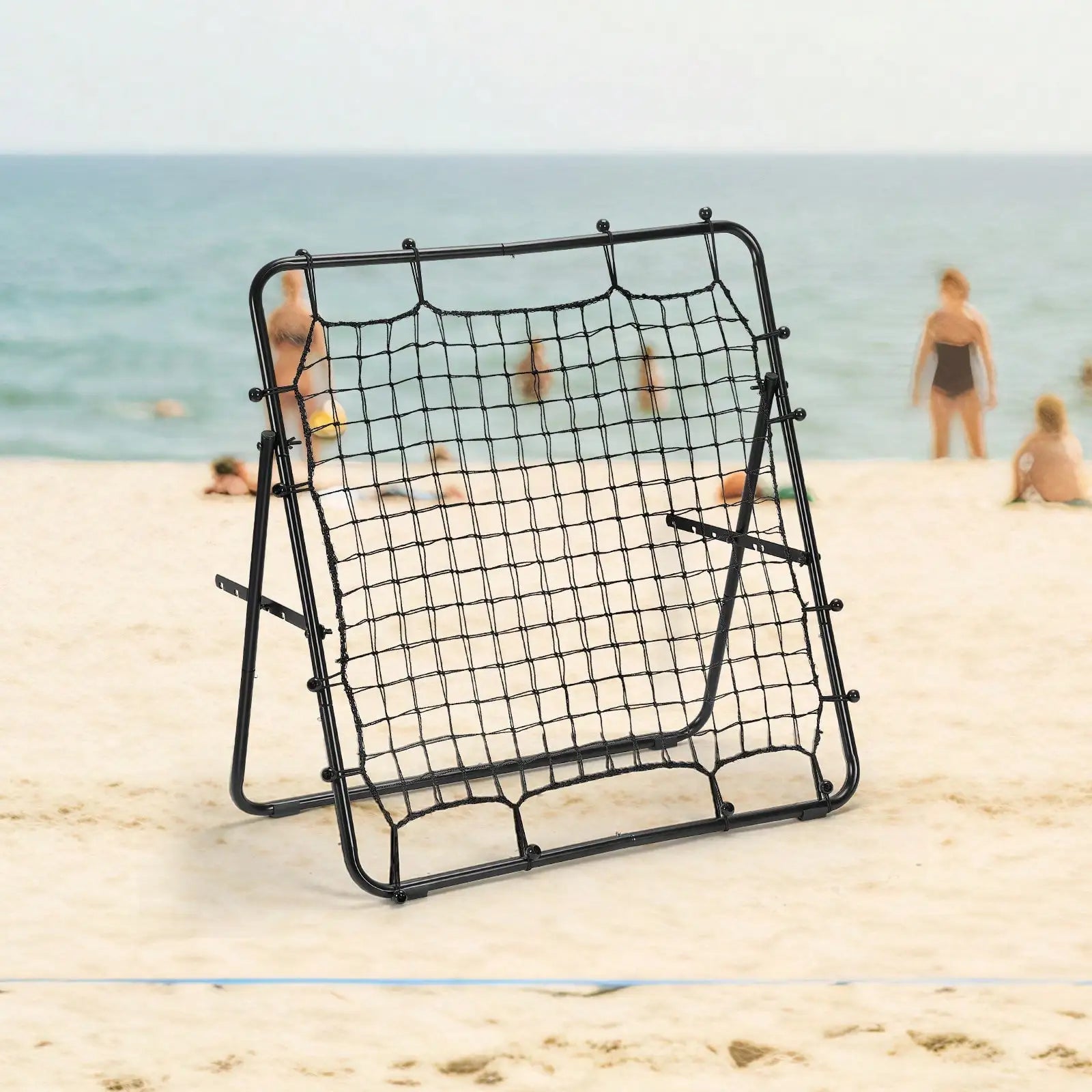 Metal Frame Volleyball Baseball Rebounder Net