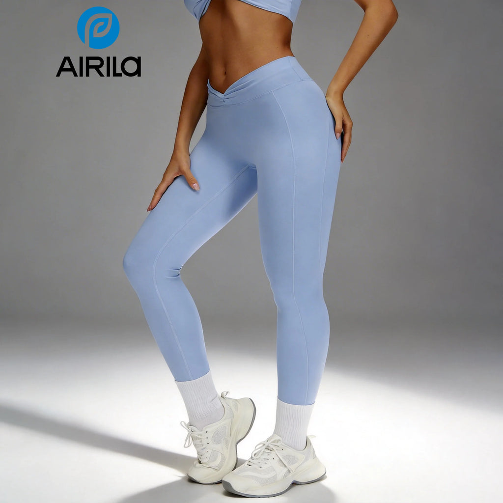 Fitness Leggings V-Shaped Cross-Knot