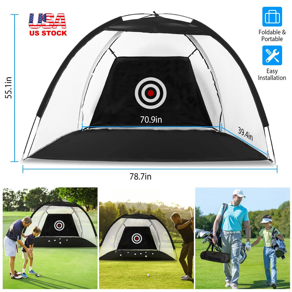 Backyard Driving Hitting Net with Target