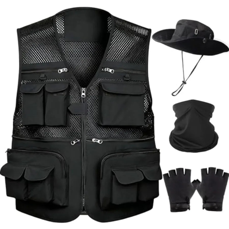 Lightweight Work Cargo Vest for Men