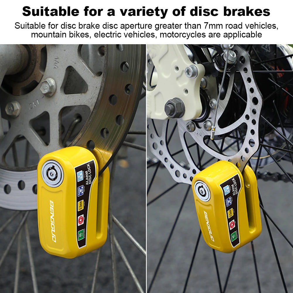 Bicycle Alarm Disc Brake Electric Lock