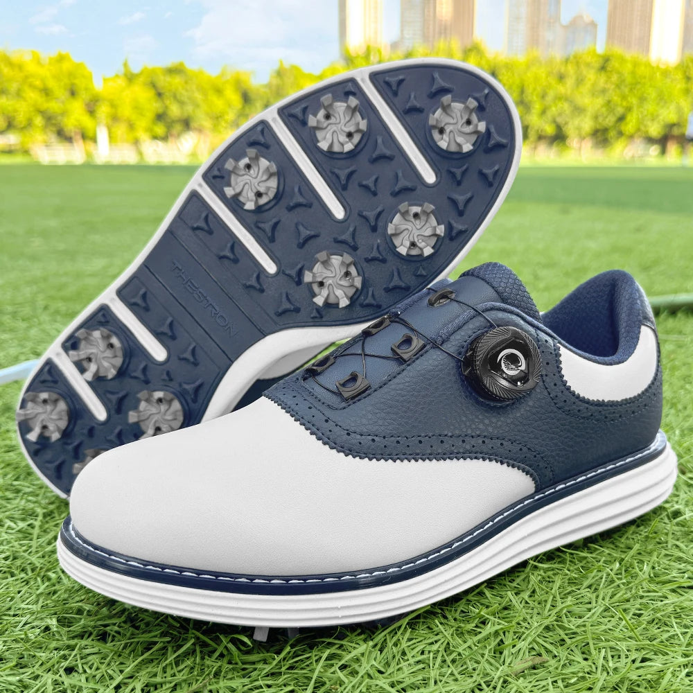 Spiked Men Golf Shoes Waterproof