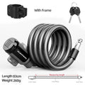 Bike Cable Lock with Mounting Bracket