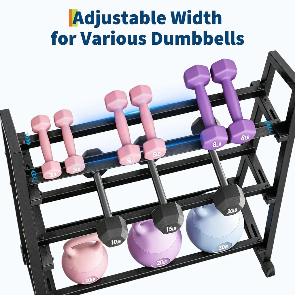 Dumbbell Rack 3 Tier Weight Rack