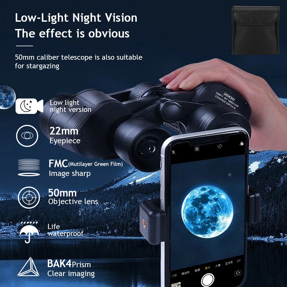180x100 Zoom Binoculars Professional