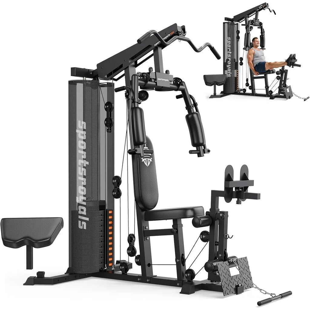 Home Gym Equipment, 150LBS Weight Stack