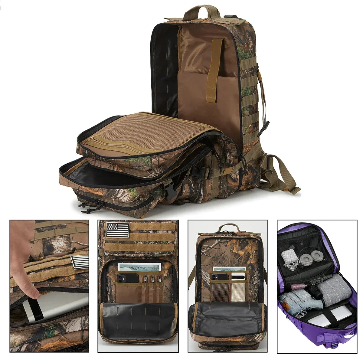 45L Hunting Large Capacity  Tactical Backpacks