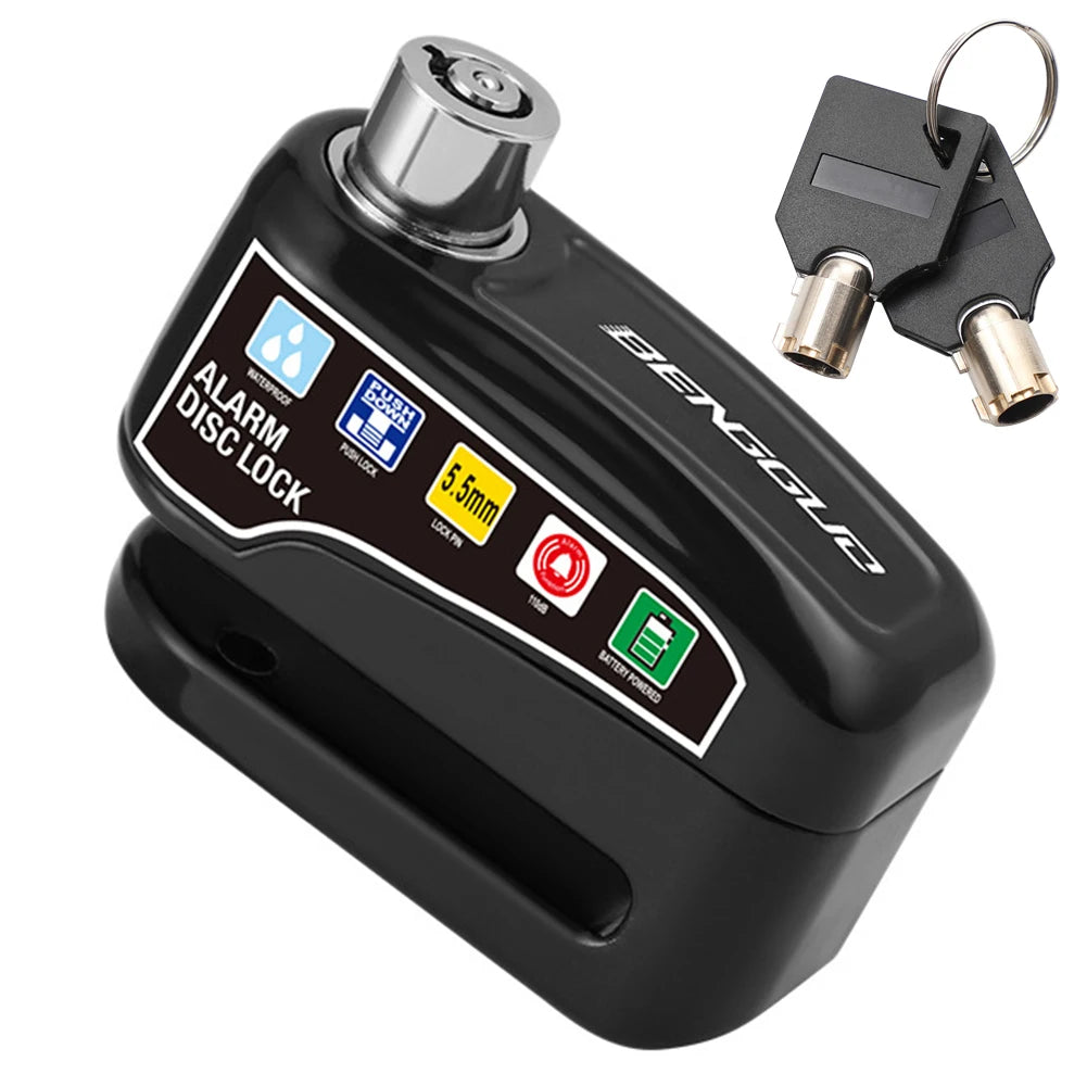 Bicycle Alarm Disc Brake Electric Lock