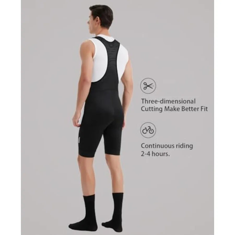 Men's Cycling Bib Shorts 4D Padded