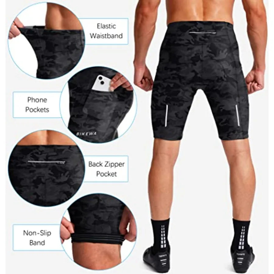 Men's Bike Shorts 3D Padded Cycling