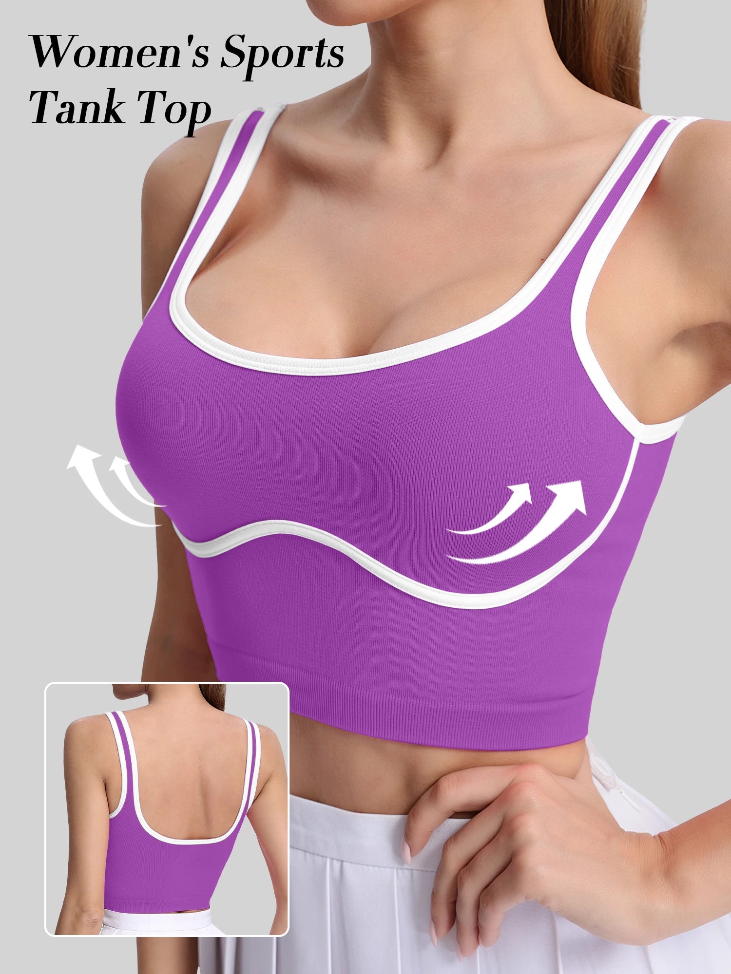 Women's U-Neck  sports vest