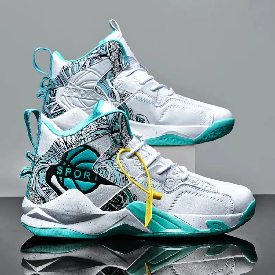 Men's  EVA -Absorbing High-Top Basketball Sneakers
