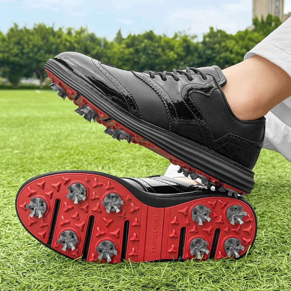 Spiked Men Golf Shoes Waterproo