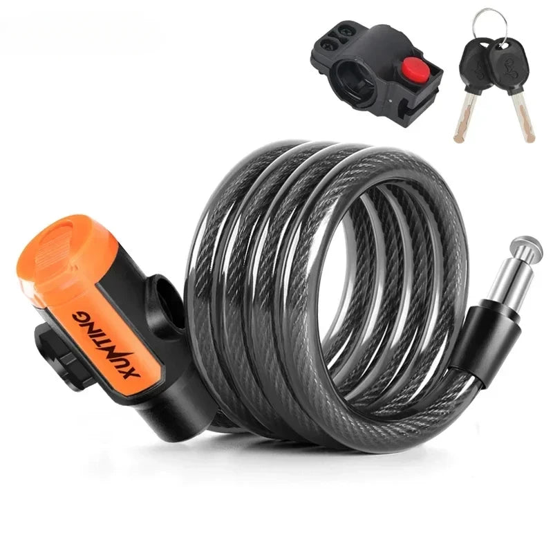 Bike Cable Lock with Mounting Bracket