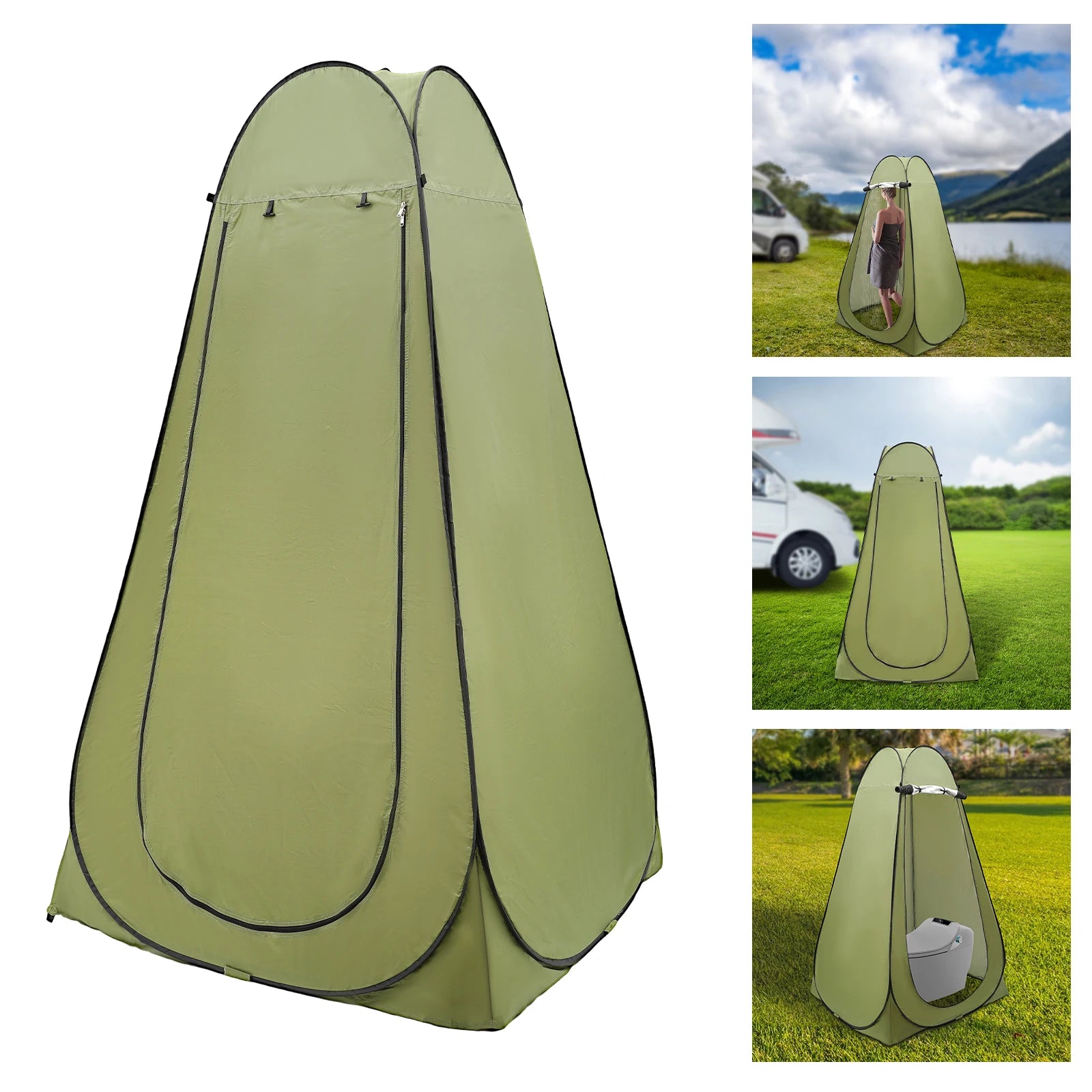 Portable Toilet Tent for Hiking Outdoor Camping