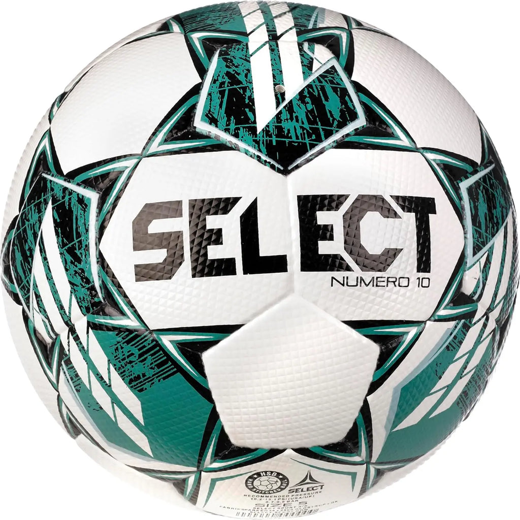 White and Teal Soccer Ball Size 5