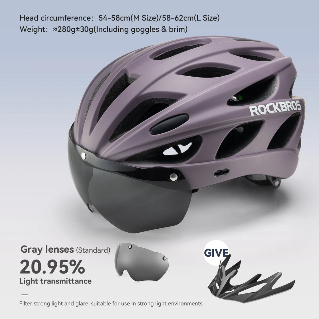 Safety Helmet With Goggles Men Women