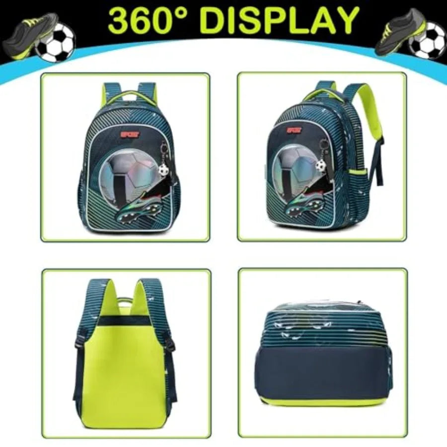 Football Backpacks Set for Boys