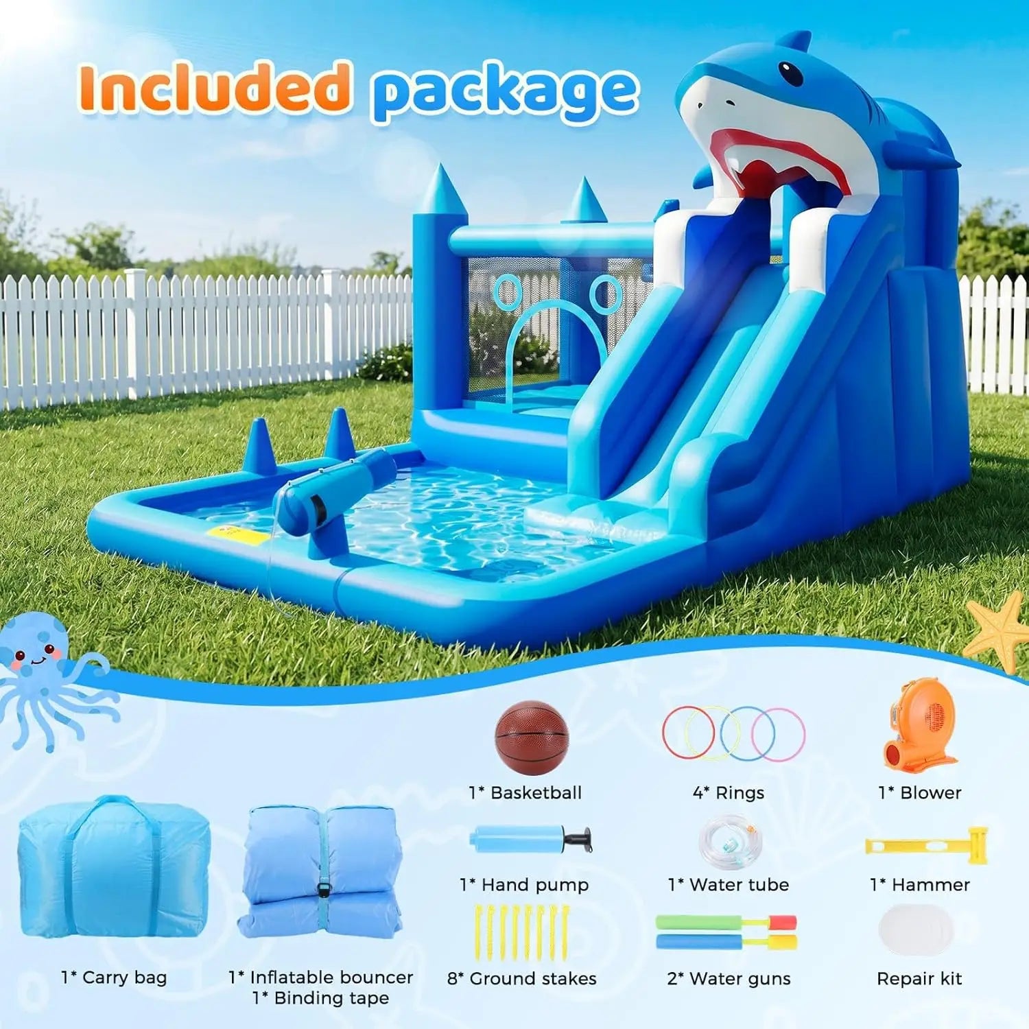 Inflatable Water Slide for Kids