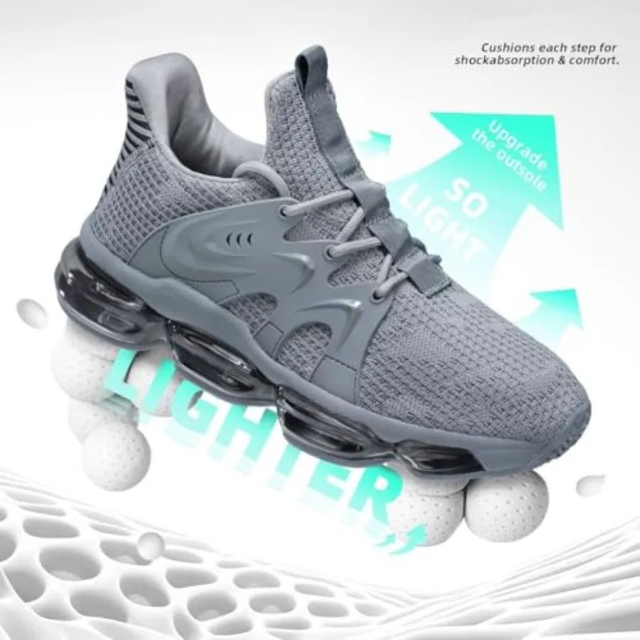 Mens Running Shoes Breathable Walking Tennis