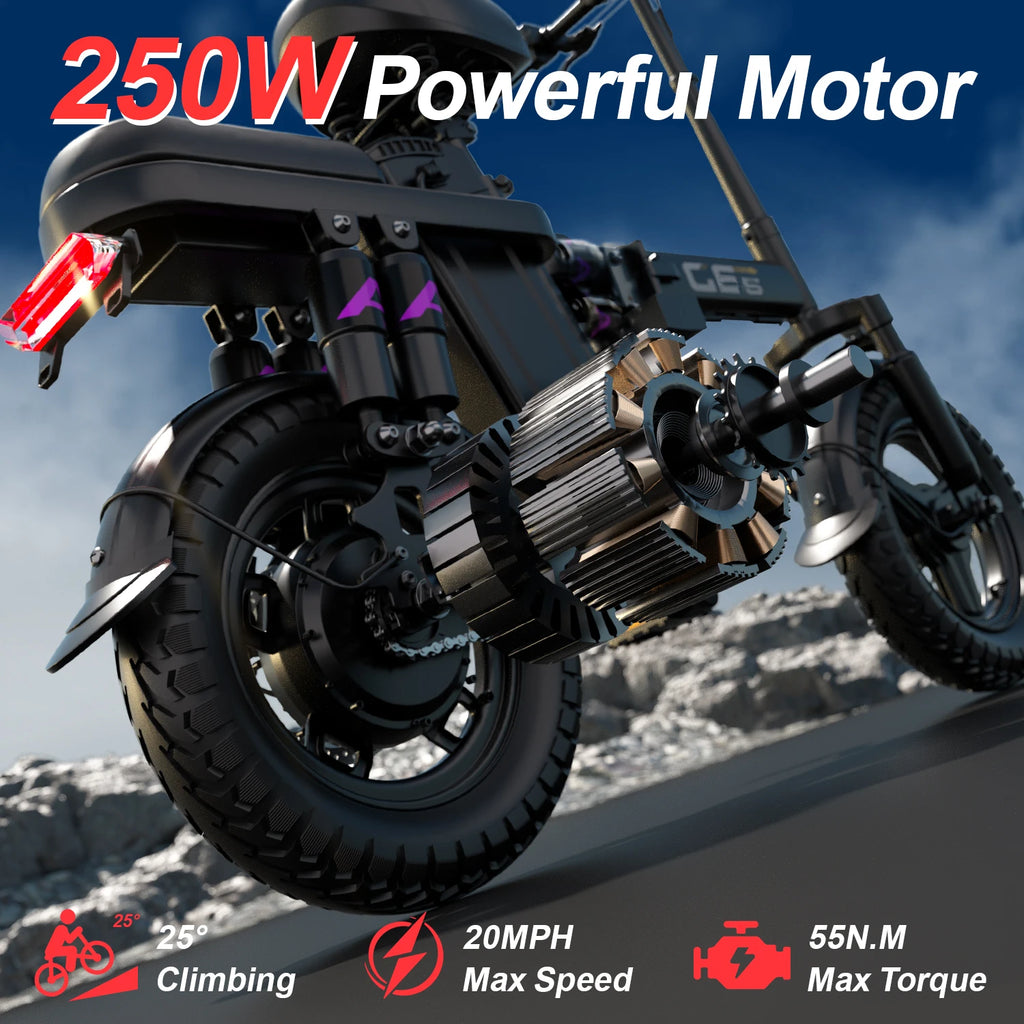 48V 15AH Battery EBike 30+MPH