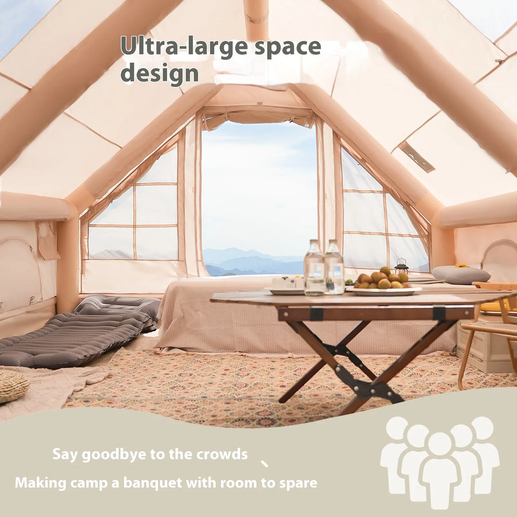 Inflatable Tents With Stove Plug