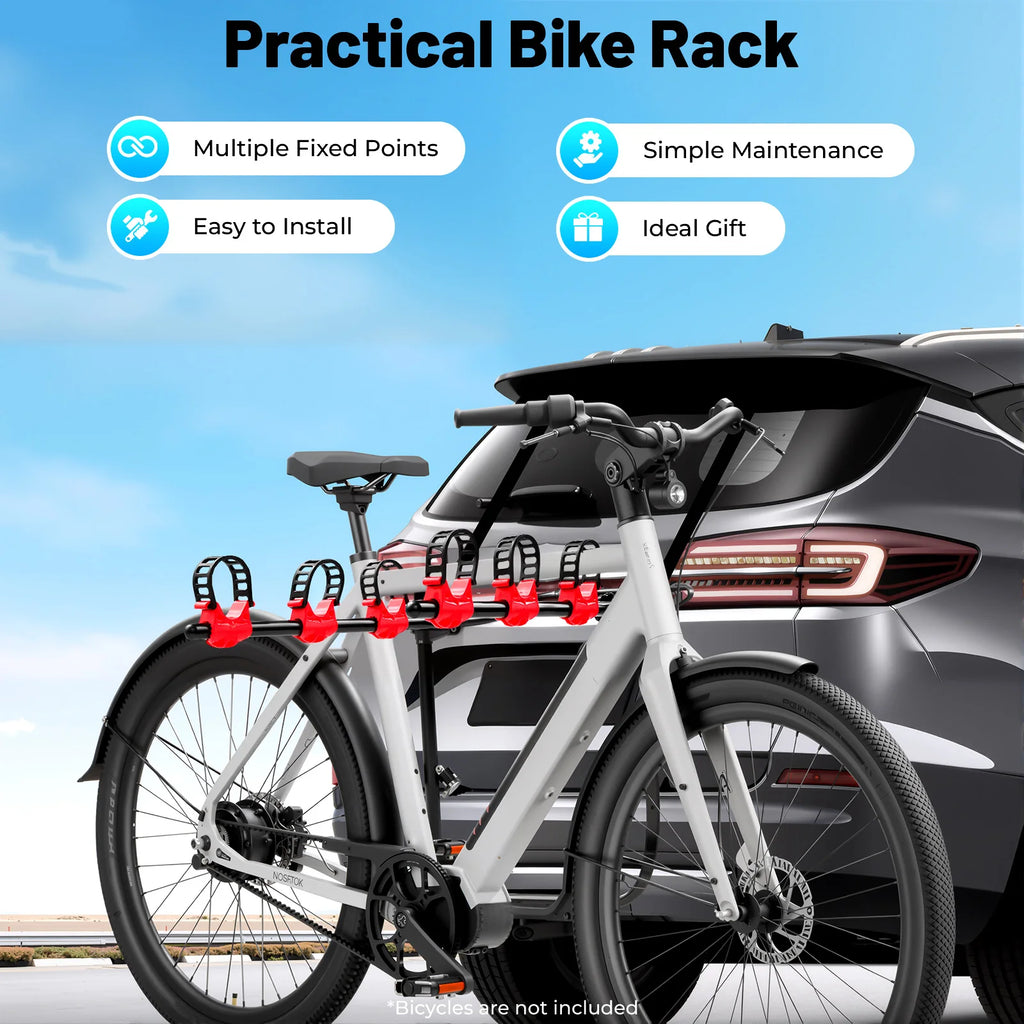 Universal Trunk Bike Rack 3 Bicycles