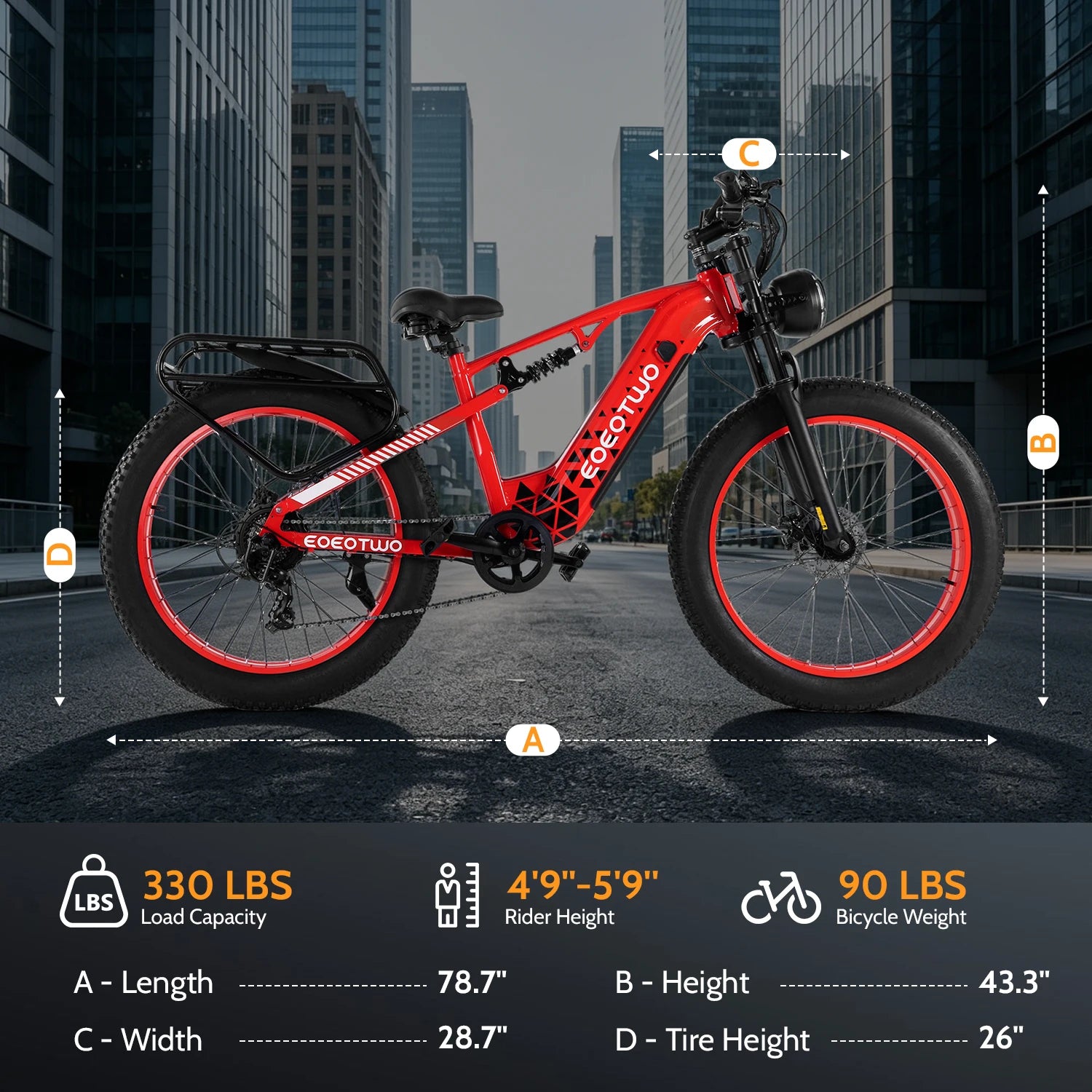 Electric Bike 1500W Peak Ebikes for Adults