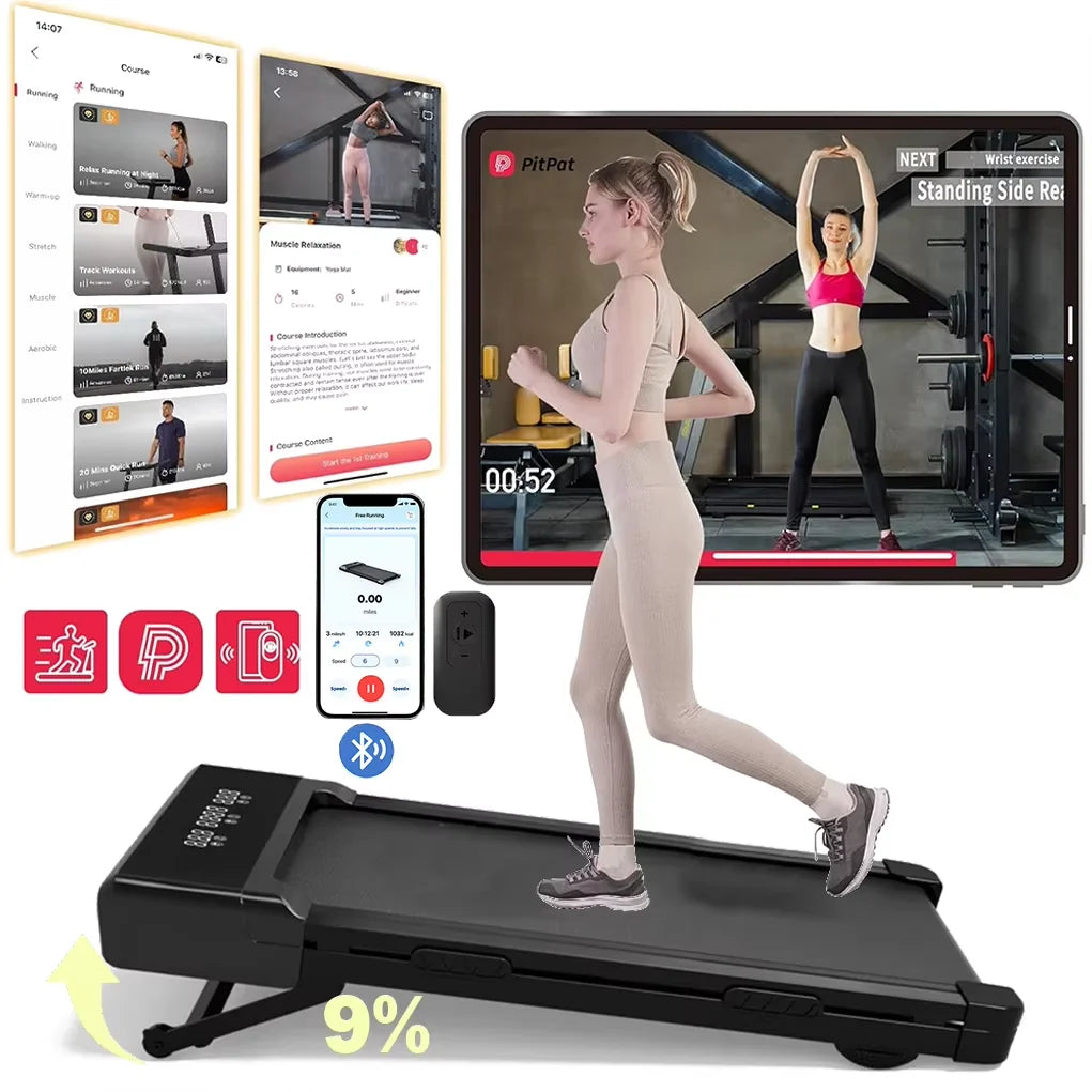 Foldable Treadmill 9% Incline 3.8mph