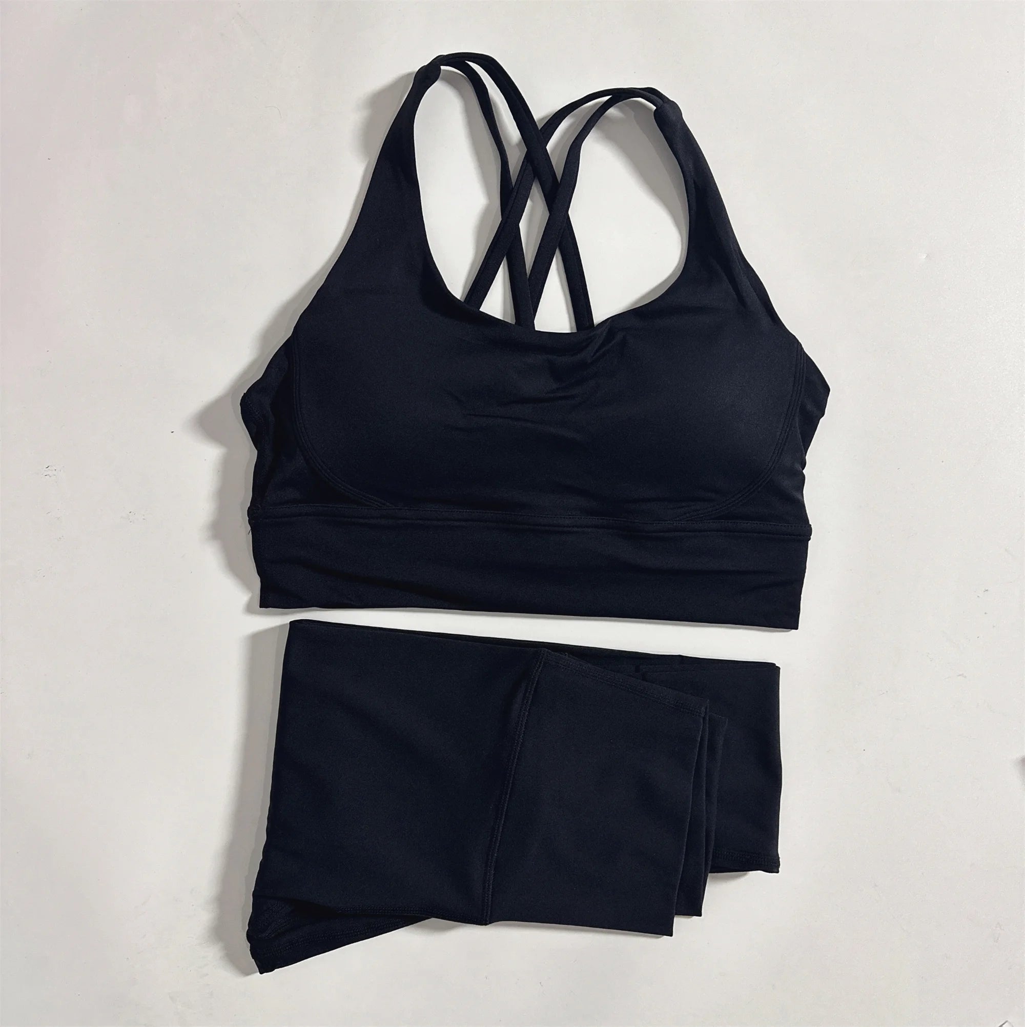 Fitness Bra 2pc Compression  Yoga Legging Suit