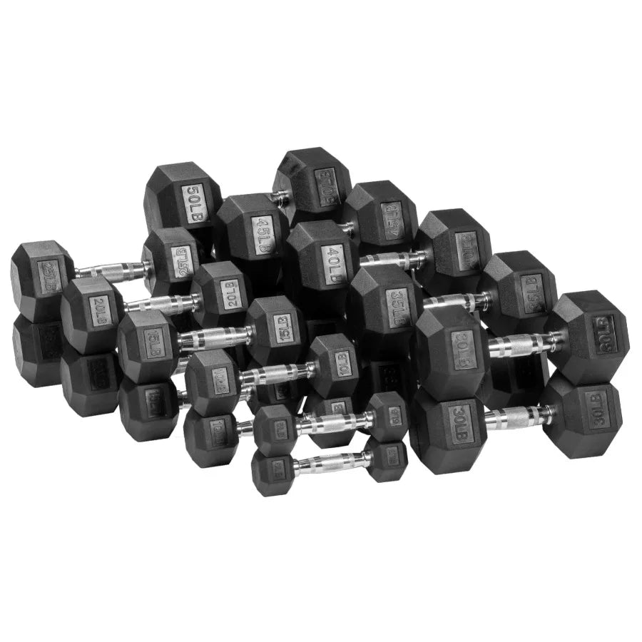 2Pcs 20 lbs Hex Dumbbells